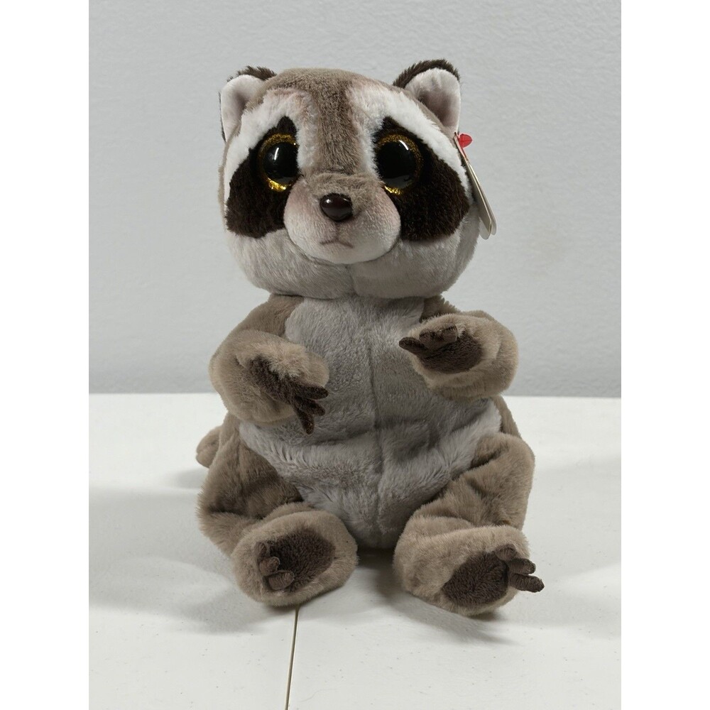 Ty Beanie Baby Bellies - Petey the Raccoon (7 Inch) 2023 New Plush Stuffed Toy